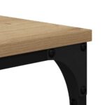 vidaXL Knižnica dub artisan 81 x 36 x 176 cm Kompozitné drevo – Obrázok 9