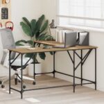 vidaXL Stôl Remeselný dub 149 x 149 x 75 cm Kompozitné drevo