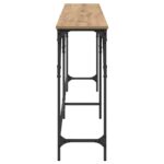 vidaXL Konzolový stôl dub artisan 180 x 29 x 75 cm Kompozitné drevo – Obrázok 5