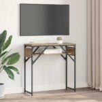 vidaXL Konferenčnýstolík dub artisan 75x30x75cm Kompozitné drevo – Obrázok 4