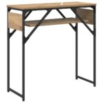 vidaXL Konferenčnýstolík dub artisan 75x30x75cm Kompozitné drevo – Obrázok 7