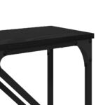 vidaXL Konzolový stôl 2 pcs Čierny dub 100 x 28 x 75 cm – Obrázok 8