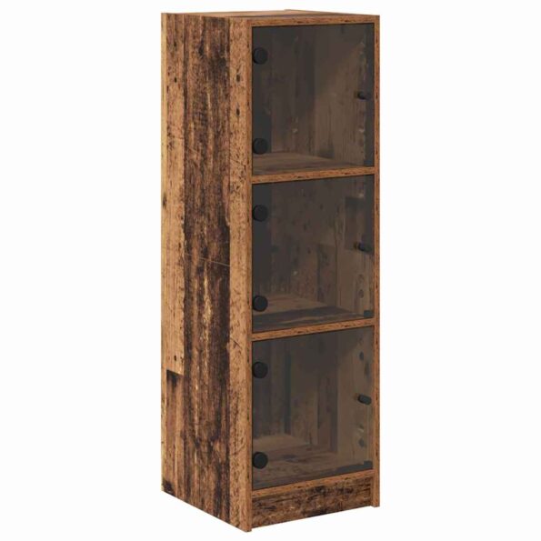 vidaXL Highboard Staré drevo 35 x 37 x 109 cm Kompozitné drevo – Obrázok 2