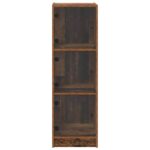 vidaXL Highboard Staré drevo 35 x 37 x 109 cm Kompozitné drevo – Obrázok 6