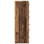 vidaXL Highboard Staré drevo 35 x 37 x 109 cm Kompozitné drevo – Obrázok 7