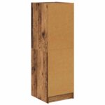 vidaXL Highboard Staré drevo 35 x 37 x 109 cm Kompozitné drevo – Obrázok 8