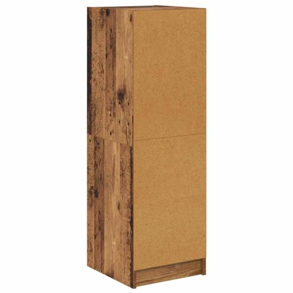vidaXL Highboard Staré drevo 35 x 37 x 109 cm Kompozitné drevo – Obrázok 8