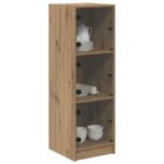 vidaXL Highboard Remeselný dub 35 x 37 x 109 cm Kompozitné drevo – Obrázok 3