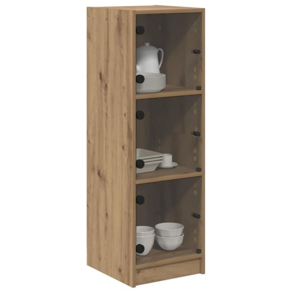 vidaXL Highboard Remeselný dub 35 x 37 x 109 cm Kompozitné drevo – Obrázok 3