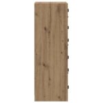 vidaXL Highboard Remeselný dub 35 x 37 x 109 cm Kompozitné drevo – Obrázok 7