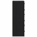 vidaXL Highboard Čierny dub 35 x 37 x 109 cm Kompozitné drevo – Obrázok 7