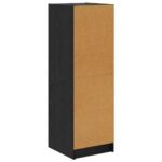 vidaXL Highboard Čierny dub 35 x 37 x 109 cm Kompozitné drevo – Obrázok 8