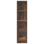 vidaXL Highboard Staré drevo 35 x 37 x 142 cm Kompozitné drevo – Obrázok 6