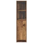 vidaXL Highboard Staré drevo 35 x 37 x 142 cm Kompozitné drevo – Obrázok 6