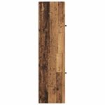 vidaXL Highboard Staré drevo 35 x 37 x 142 cm Kompozitné drevo – Obrázok 7