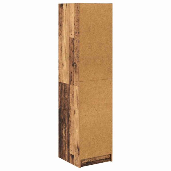 vidaXL Highboard Staré drevo 35 x 37 x 142 cm Kompozitné drevo – Obrázok 8