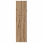 vidaXL Highboard Remeselný dub 35 x 37 x 142 cm Kompozitné drevo – Obrázok 7