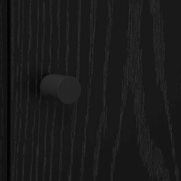 vidaXL Highboard Čierny dub 35 x 37 x 142 cm Kompozitné drevo – Obrázok 10