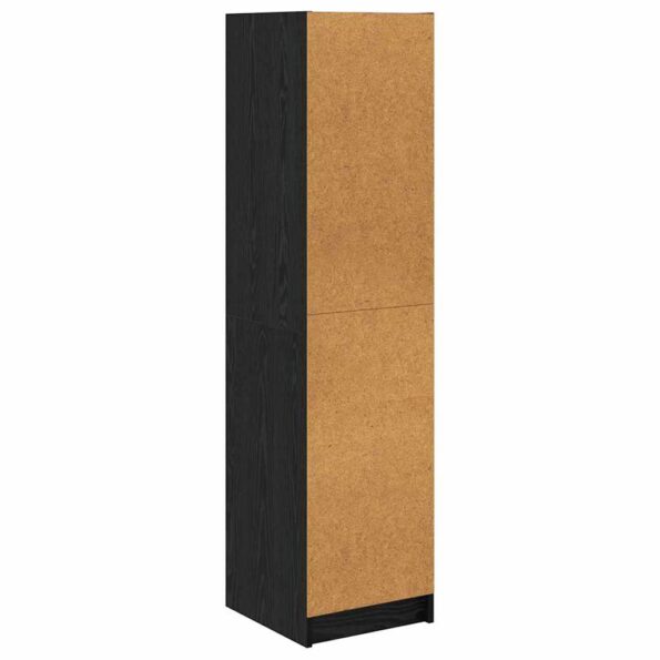 vidaXL Highboard Čierny dub 35 x 37 x 142 cm Kompozitné drevo – Obrázok 8