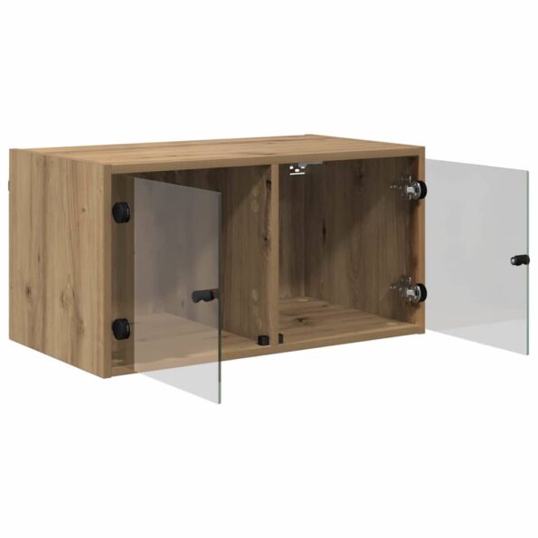 vidaXL Nástenné skrinky Nástenný 2 pcs Remeselný dub 68 x 37 x 35 cm – Obrázok 5