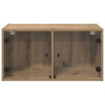 vidaXL Nástenné skrinky Nástenný 2 pcs Remeselný dub 68 x 37 x 35 cm – Obrázok 6
