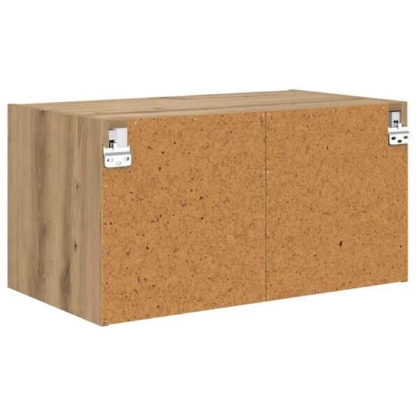vidaXL Nástenné skrinky Nástenný 2 pcs Remeselný dub 68 x 37 x 35 cm – Obrázok 8