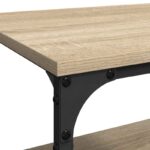 vidaXL Kuchynský vozík Sonoma dub 60 x 41 x 76 cm Kompozitné drevo – Obrázok 9