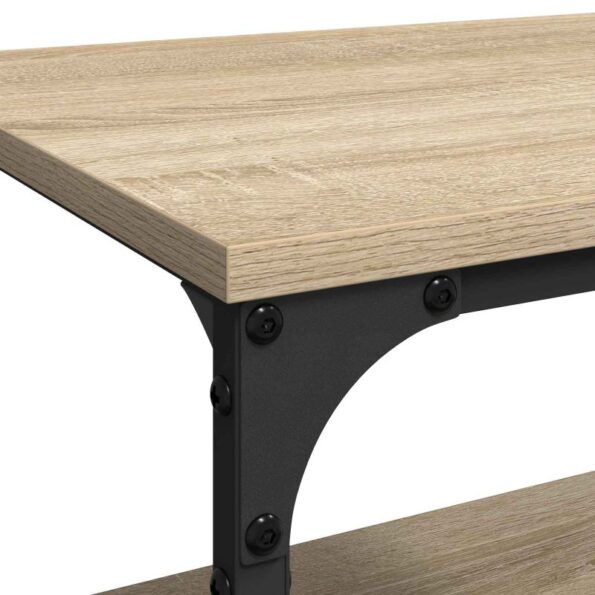 vidaXL Kuchynský vozík Sonoma dub 60 x 41 x 76 cm Kompozitné drevo – Obrázok 9