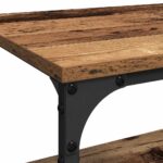 vidaXL Kuchynský vozík Staré drevo 60 x 41 x 76 cm Kompozitné drevo – Obrázok 9