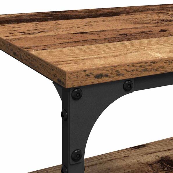 vidaXL Kuchynský vozík Staré drevo 60 x 41 x 76 cm Kompozitné drevo – Obrázok 9