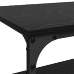 vidaXL Kuchynský vozík Čierny dub 60 x 41 x 76 cm Kompozitné drevo – Obrázok 9