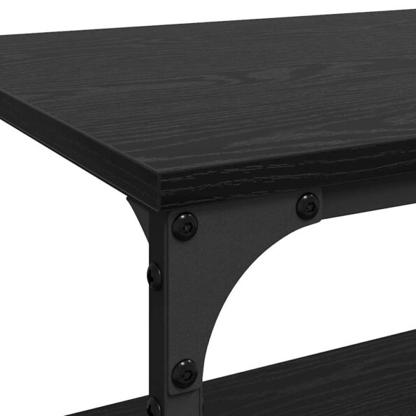 vidaXL Kuchynský vozík Čierny dub 60 x 41 x 76 cm Kompozitné drevo – Obrázok 9