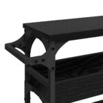 vidaXL Kuchynský vozík Čierny dub 53 x 20 x 76 cm Kompozitné drevo – Obrázok 9