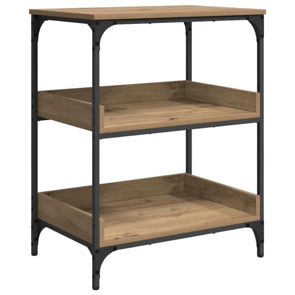 vidaXL Kuchynský vozík Remeselný dub 60 x 41 x 80.5 cm – Obrázok 5