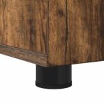 vidaXL Kúpeľňová skriňa Tmavý dub 61 x 35 x 64 cm Kompozitné drevo – Obrázok 9