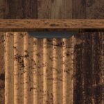 vidaXL Vysoká kúpeľňová skrinka Staré drevo 31.5 x 33 x 190 cm – Obrázok 9