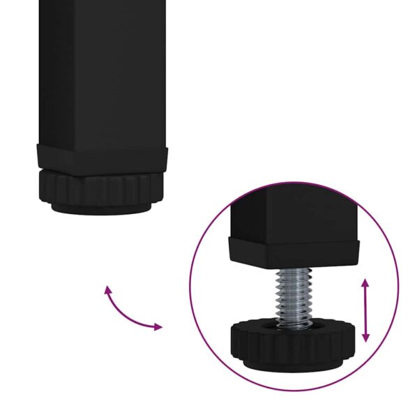 vidaXL Kúpeľňová skrinka pod umývadlo s úložiskom Sivý dub sonoma – Obrázok 12