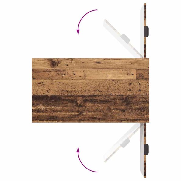 vidaXL Konferenčný stolík Staré drevo 90 x 49 x 46 cm Kompozitné drevo – Obrázok 12