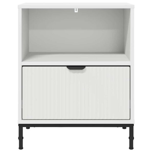 vidaXL Nočný stolík 2 pcs Biela 49 x 36 x 61 cm Kompozitné drevo – Obrázok 5