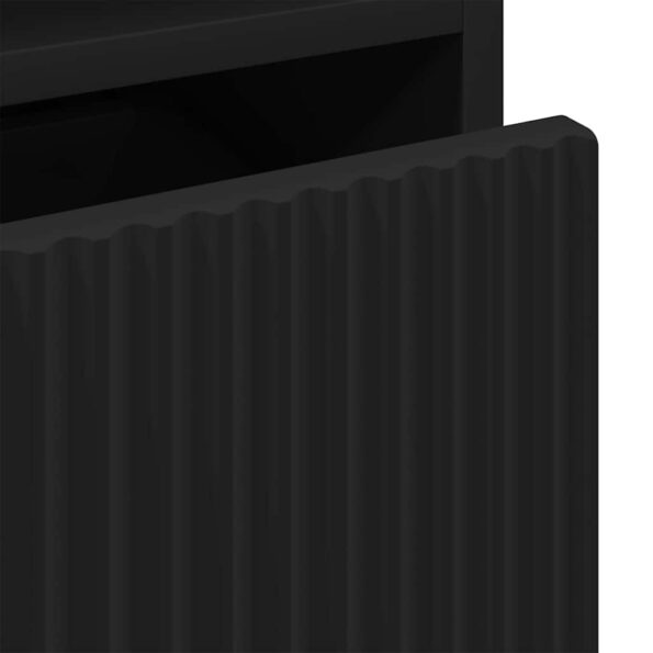 vidaXL Nočný stolík 2 pcs Čierna 49 x 36 x 61 cm Kompozitné drevo – Obrázok 10