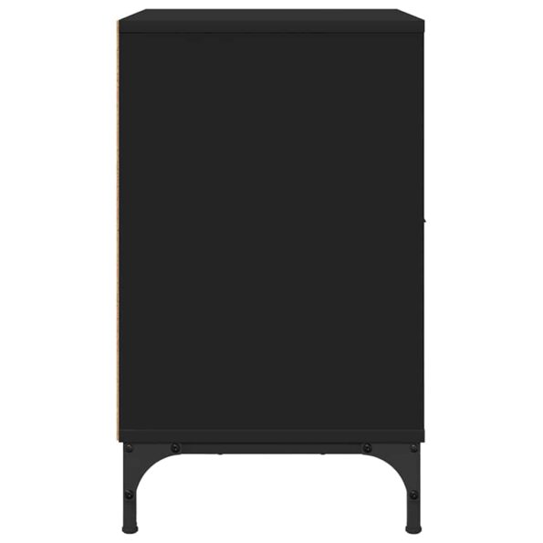 vidaXL Nočný stolík 2 pcs Čierna 49 x 36 x 61 cm Kompozitné drevo – Obrázok 6
