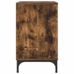vidaXL Nočný stolík 2 pcs Tmavý dub 49 x 36 x 61 cm Kompozitné drevo – Obrázok 6