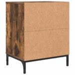 vidaXL Nočný stolík 2 pcs Tmavý dub 49 x 36 x 61 cm Kompozitné drevo – Obrázok 7