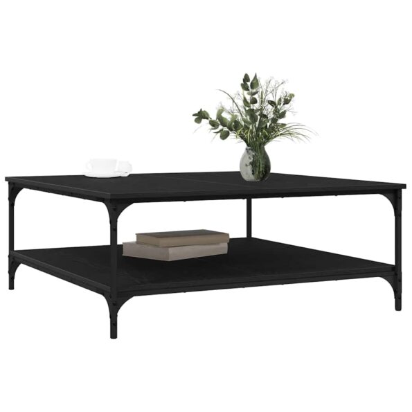 vidaXL Konferenčný stolík Čierny dub 100 x 100 x 40 cm – Obrázok 3