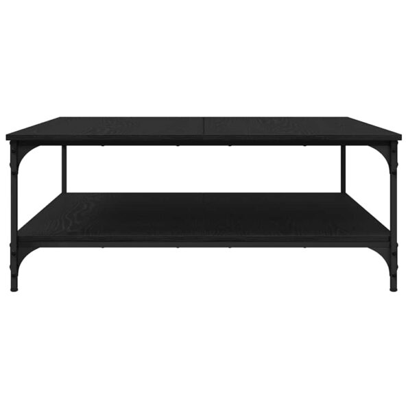 vidaXL Konferenčný stolík Čierny dub 100 x 100 x 40 cm – Obrázok 5