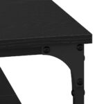 vidaXL Konferenčný stolík Čierny dub 100 x 100 x 40 cm – Obrázok 9