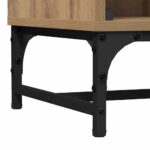 vidaXL Highboard dub artisan 35 x 37 x 117 cm Kompozitné drevo – Obrázok 10