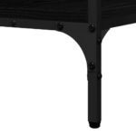 vidaXL Konzolový stôl Čierny dub 100 x 32 x 75 cm Kompozitné drevo – Obrázok 7