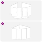 vidaXL Rohová kvetináč Antracit 60 x 60 x 50 cm Oceľ – Obrázok 10