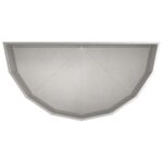 vidaXL Hrantík Strieborná 120 x 60 x 35 cm Nerezová oceľ – Obrázok 8